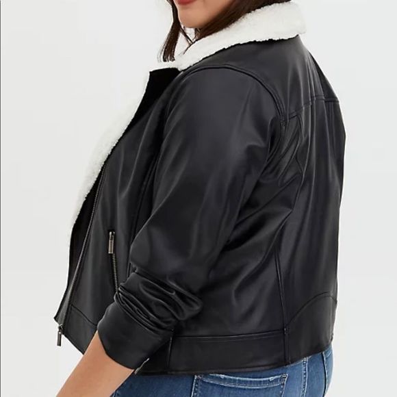 SHERPA Lined Moto Jacket - Picture 3 of 10